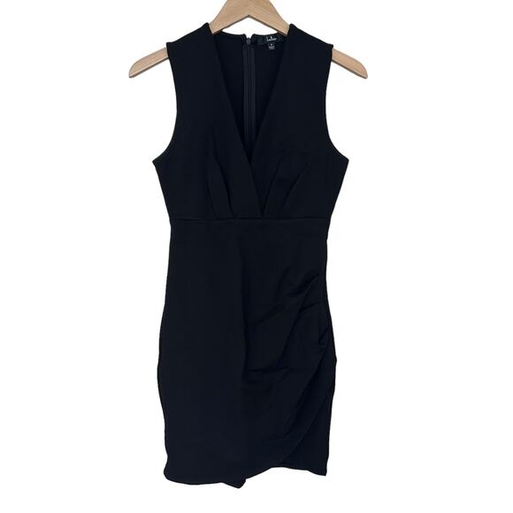 Lulus Dresses & Skirts - Lulus Black Surplice Sleeveless Mini Dress Sz S